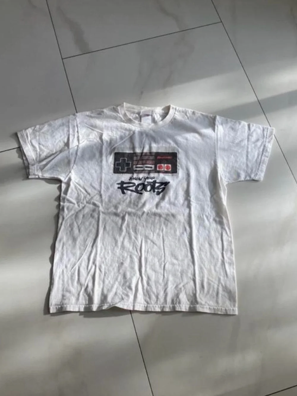 Nintendo White T‑Shirt with NES Controller Graphic